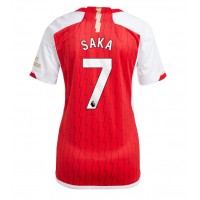 Camiseta Arsenal Bukayo Saka #7 Primera Equipación Replica 2023-24 para mujer mangas cortas